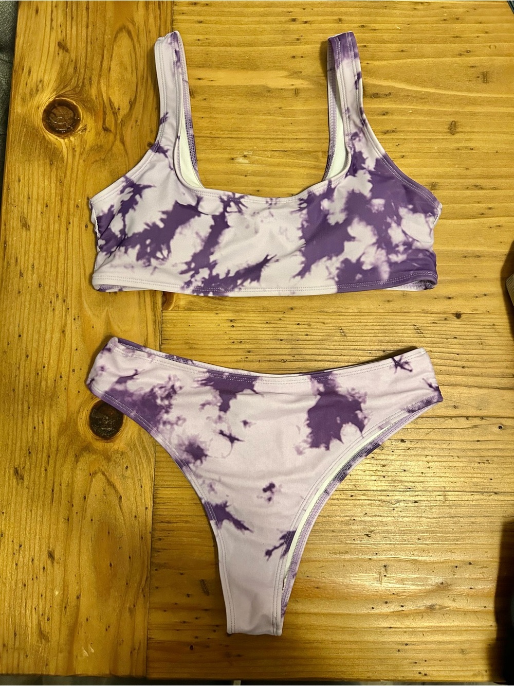 Women’s Tie Dye Purple Bikini
